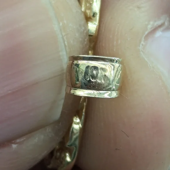 10kt Real Gold Heart Nugget Pendant